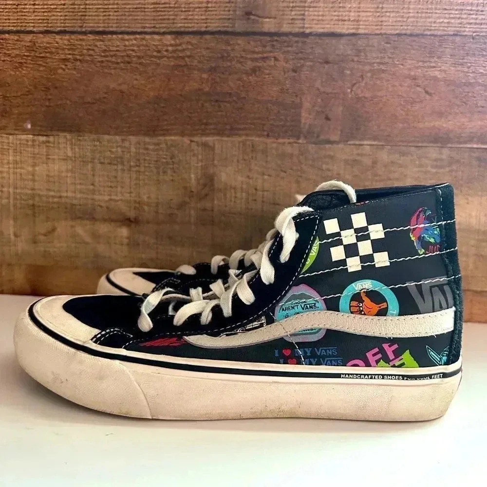 Vans Sk8-Hi 138ย DeconโV66 Black/Multi Unisex Sneaker Shoe
